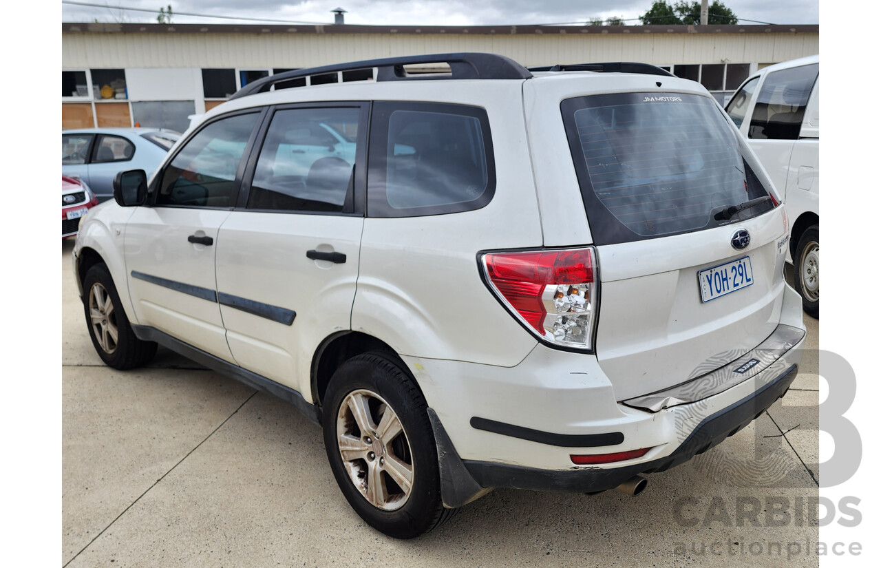 3/2008 Subaru Forester X MY09 4d Wagon White 2.5L