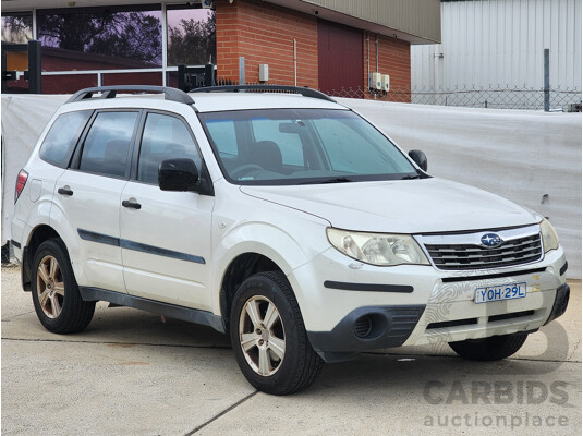 3/2008 Subaru Forester X MY09 4d Wagon White 2.5L