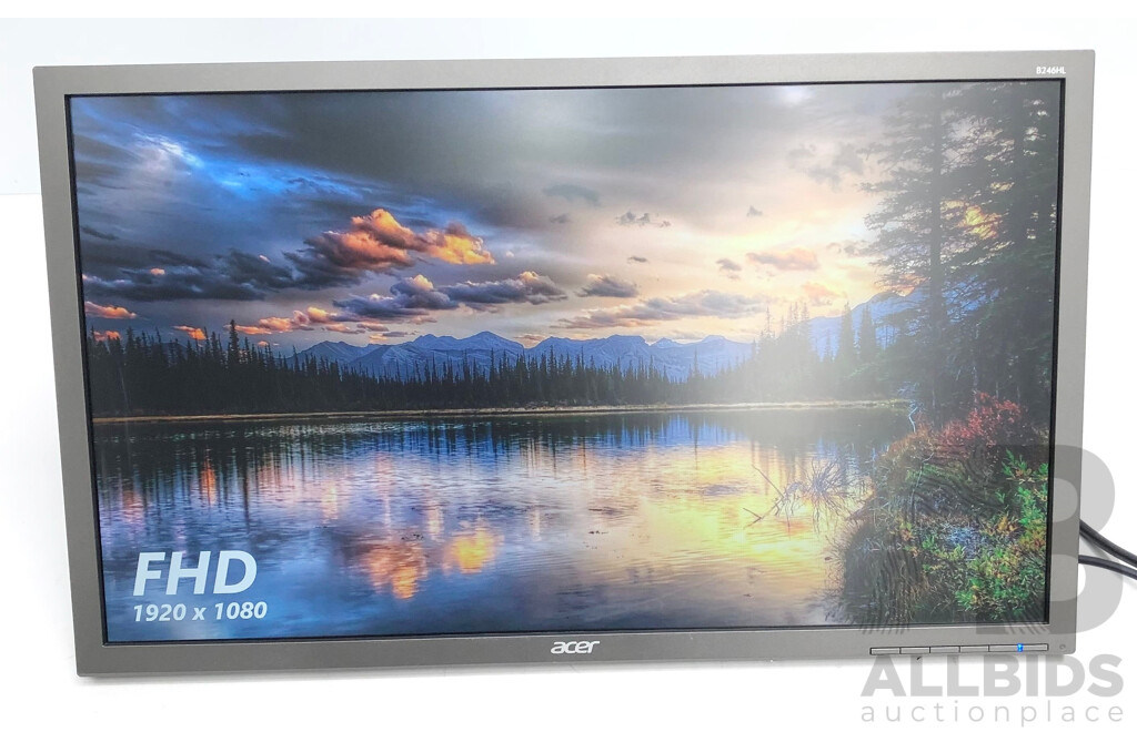 Acer (B246HL) 24-Inch Full HD (1080p) Widescreen LCD Monitor