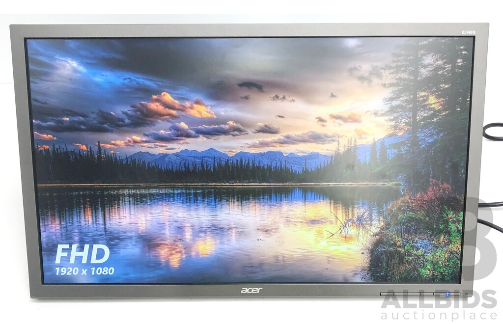 Acer (B246HL) 24-Inch Full HD (1080p) Widescreen LCD Monitor