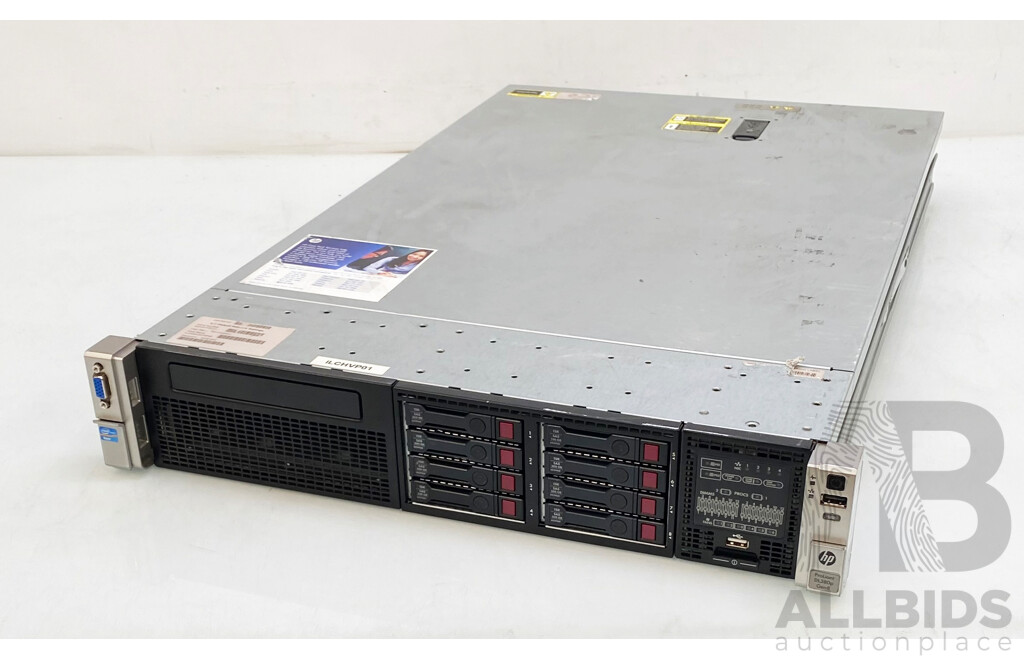 HP ProLiant DL380p Gen8 Dual Intel Xeon (E5-2609) 2.40GHz 4-Core CPU 2RU Server W/ 240GB DDR3