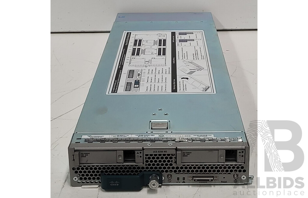 Cisco (UCSB-B200-M3) Dual Intel Xeon (E5-2680) 2.7GHz-3.5GHz 8-Core CPU Blade Server