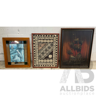 Lot of 3 Artworks