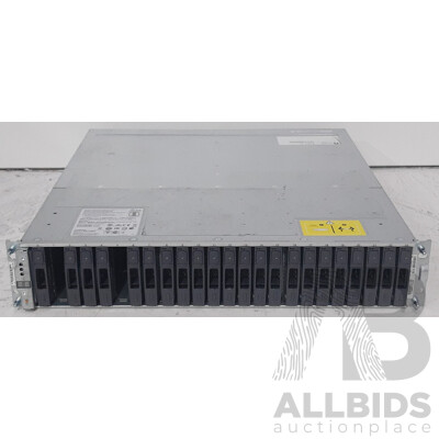 NetApp (NAJ-1001) 24-Bay 2RU (19.2TB HDD Installed) Hard Drive Array W/ SAS Controller Modules