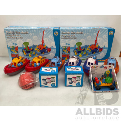 Assorted Kids Toys, Brands Including: Wader, TickIt and Poly M. Total ORP Over $352.