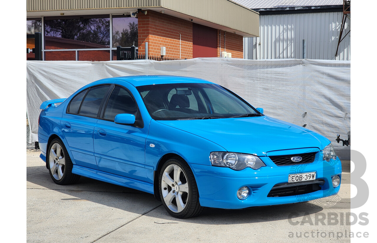 6/2007 Ford Falcon XR6 BF MKII 4d Sedan Blue 4.0L