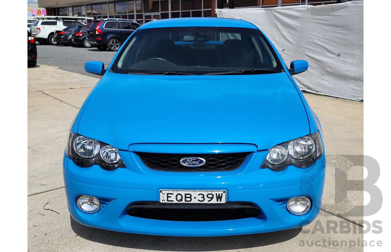 6/2007 Ford Falcon XR6 BF MKII 4d Sedan Blue 4.0L