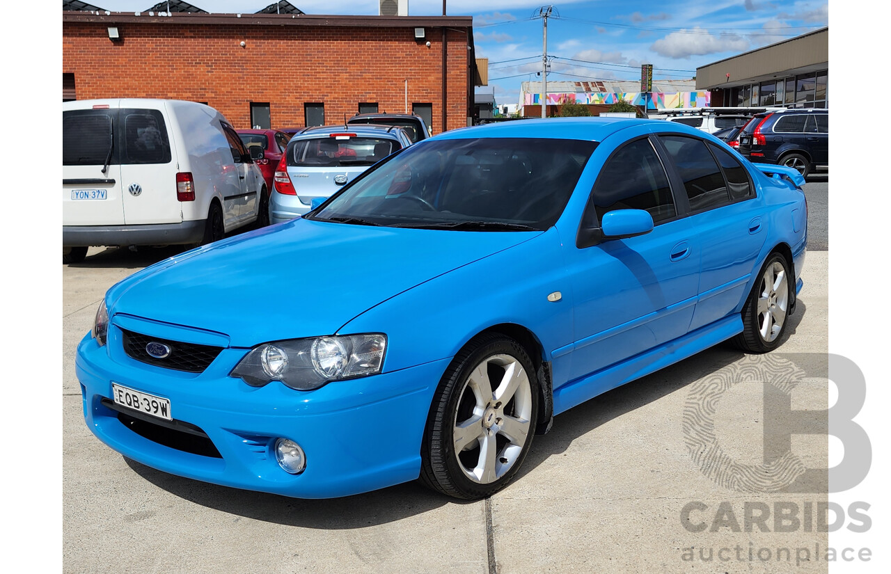 6/2007 Ford Falcon XR6 BF MKII 4d Sedan Blue 4.0L