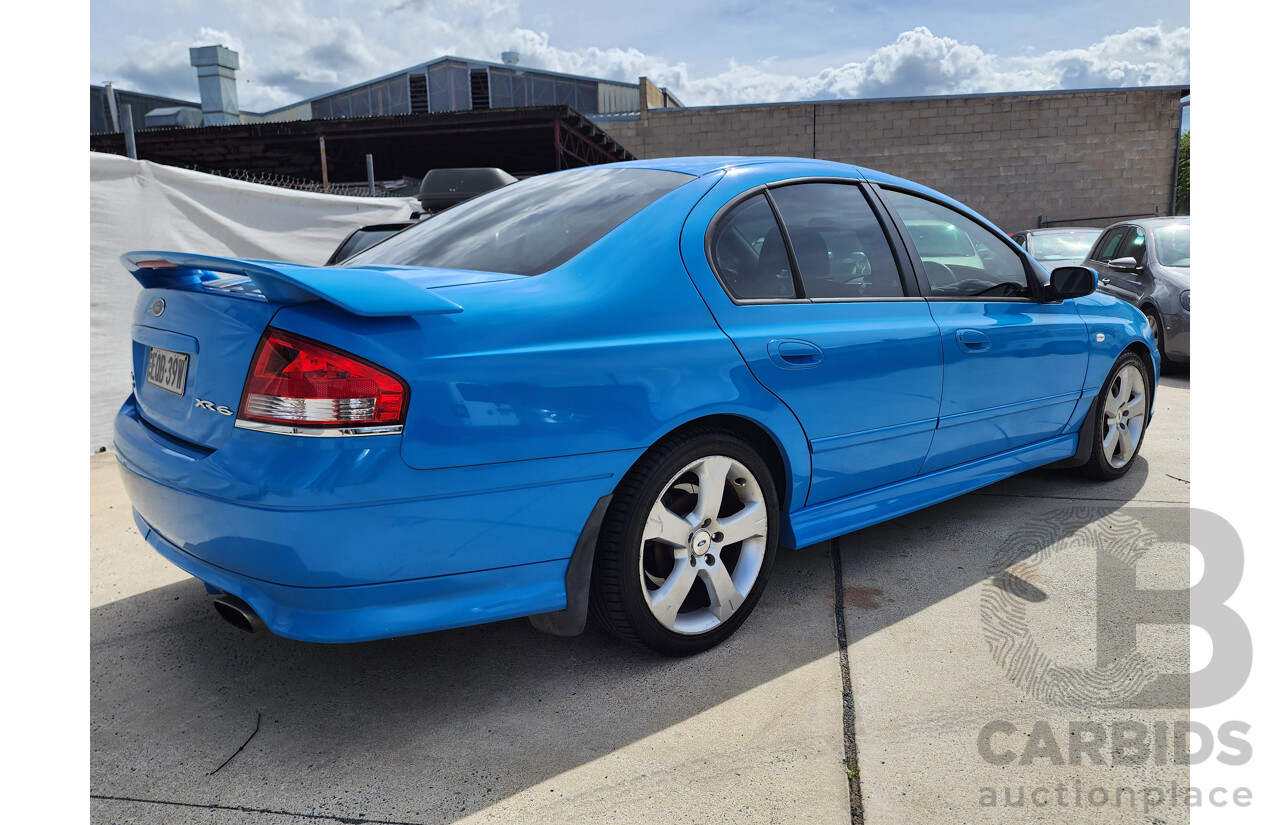 6/2007 Ford Falcon XR6 BF MKII 4d Sedan Blue 4.0L