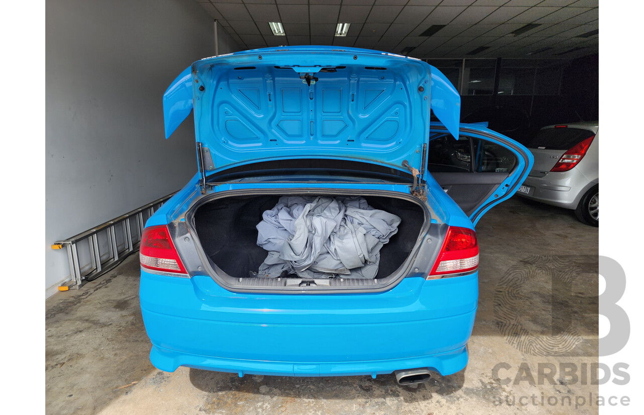 6/2007 Ford Falcon XR6 BF MKII 4d Sedan Blue 4.0L