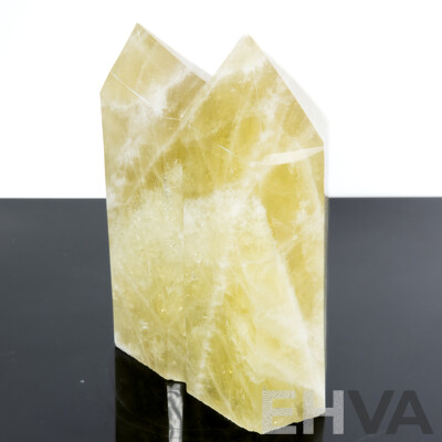 Large Cut Green Crystal Double Point