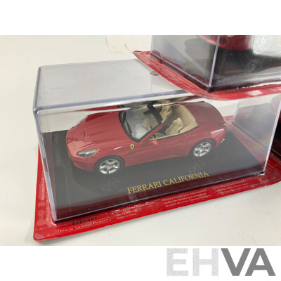 Five Diecast Ferraris Including F40, F50, California, F430 Spider, 456M - 1:43 Scale