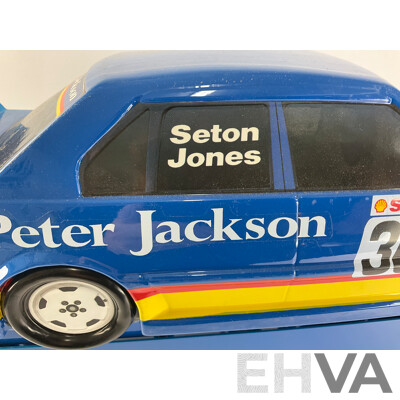 Vintage Peter Jackson Retail Cigarette Cabinet with Falcon Touring Car Top and Original Box