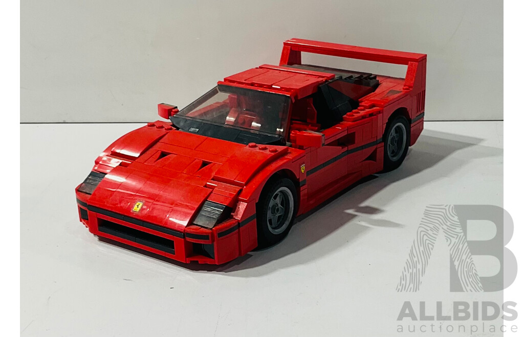 Mostly Constructed LEGO Ferrari Model