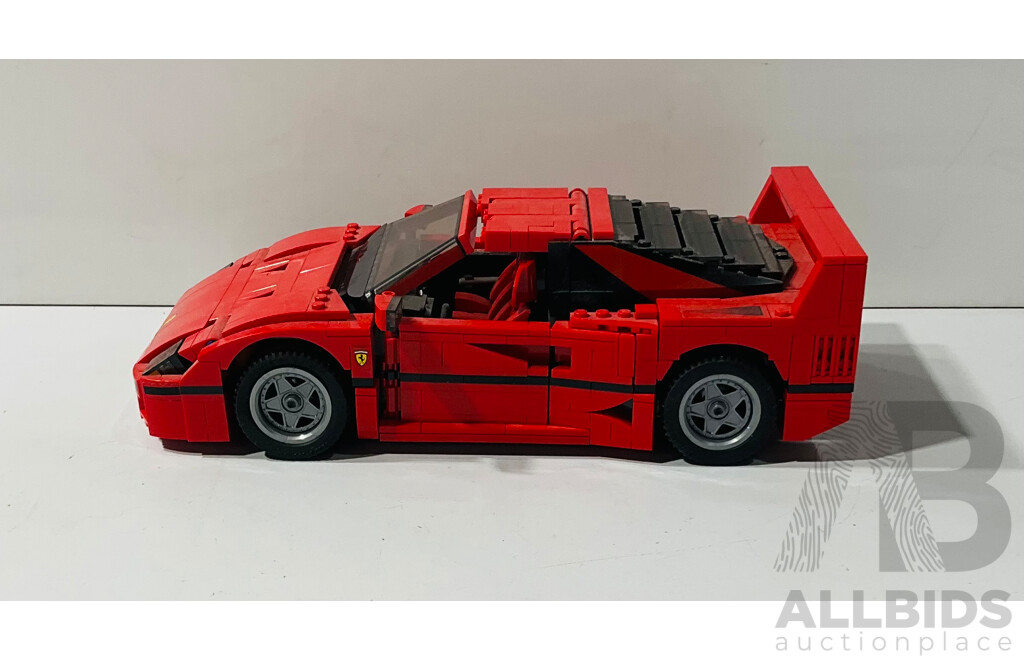 Mostly Constructed LEGO Ferrari Model