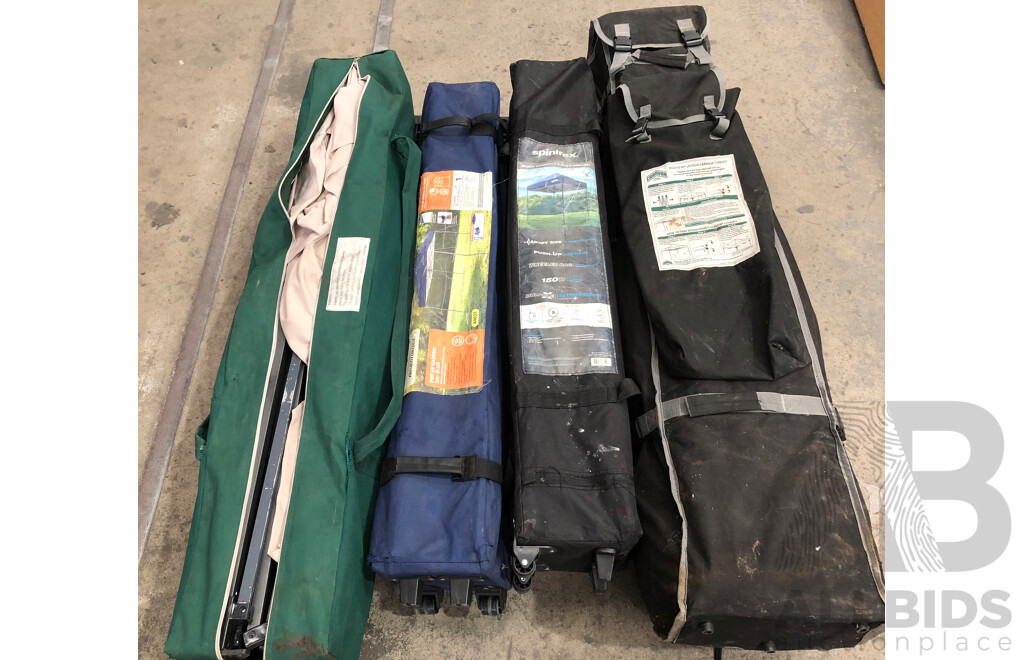 Pop Up Canopy and Gazebos - Lot of Four
