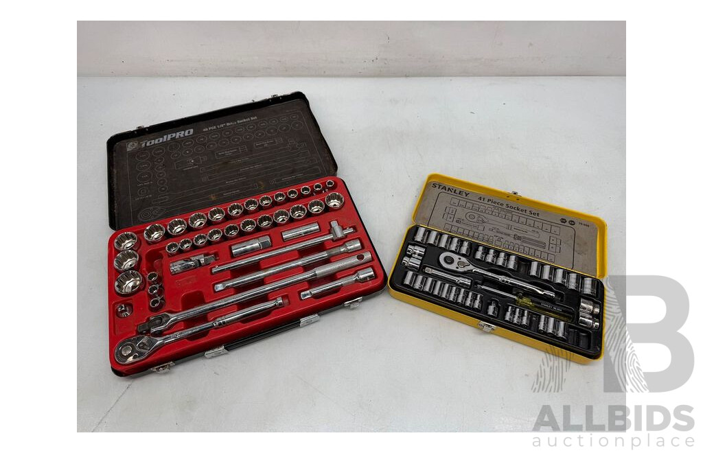 Stanley and Tool Pro Socket Sets