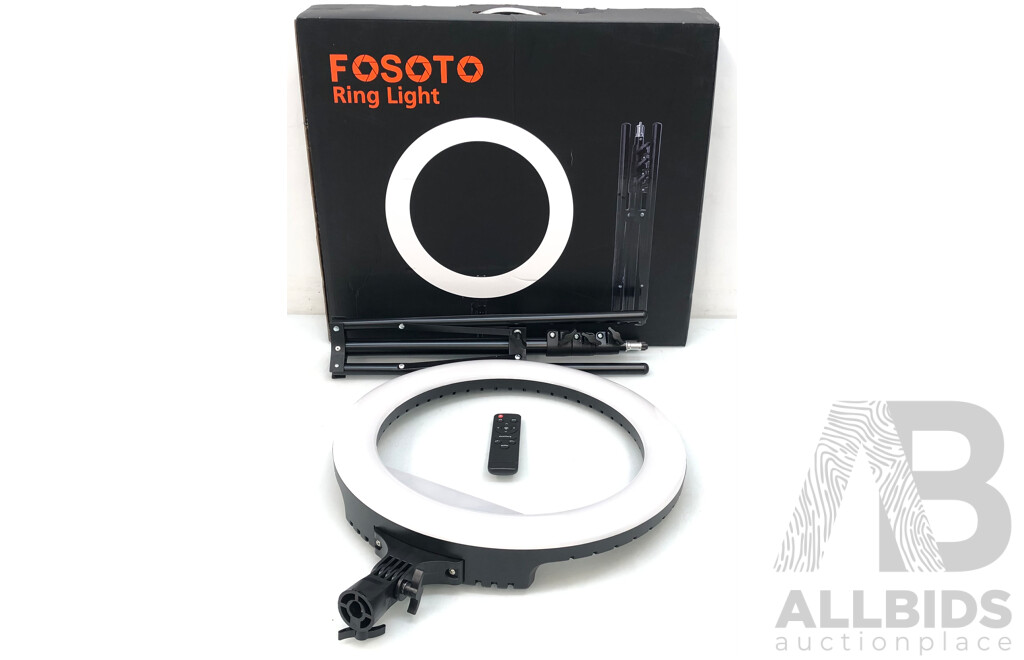 FOSOTO 45cm LED Ring Light - New