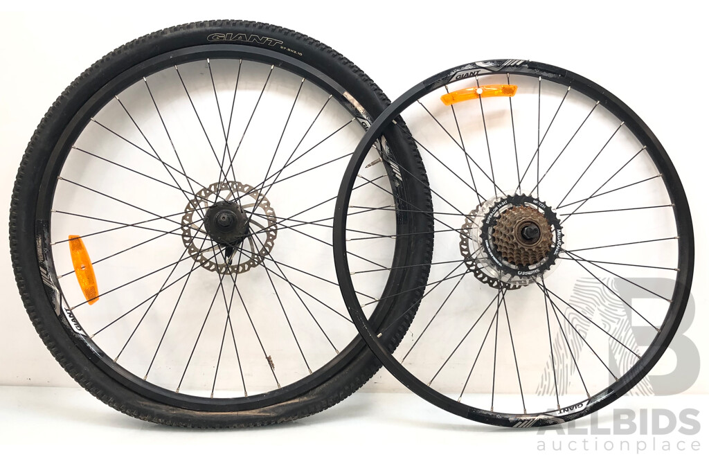 Set of Giant 24 Inch Bicycle Rims