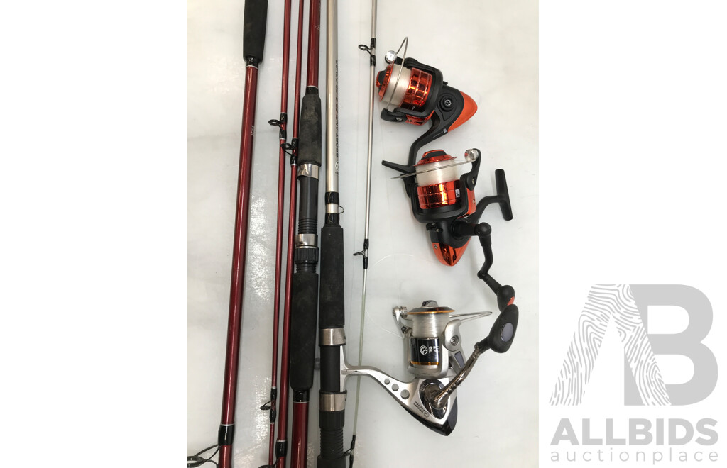 Assorted Fishing Rods and Reels – Lot of 7