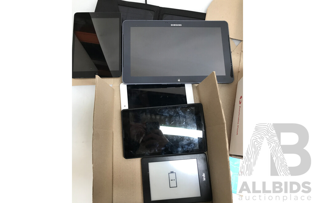 Bulk Lot of Assorted iPhones, Mobile Phones, Tablets, Watches, and More for Parts And/or Repair