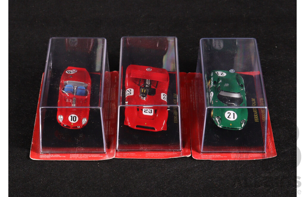 Diecast Official Ferrari Collection 250 LM, 612 Can Am and TR61 - 1:43 Scale