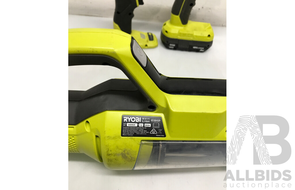 Ryobi Brushless Impact Driver, ONE+ Heat Gun, and ONE+ Hand Vacuum