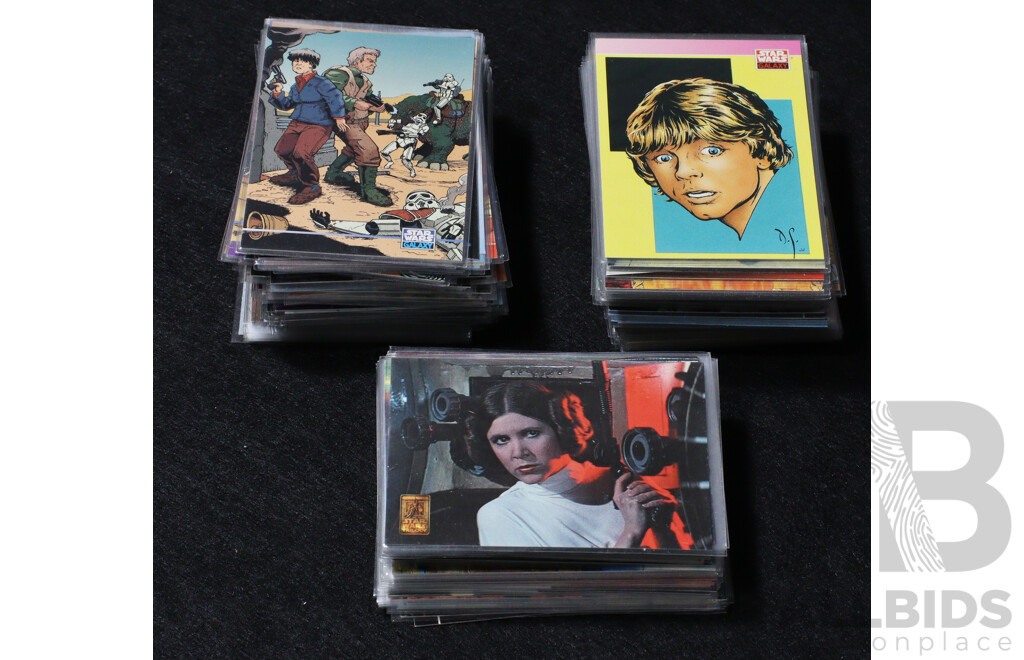Collection of Star Wars Trading Cards