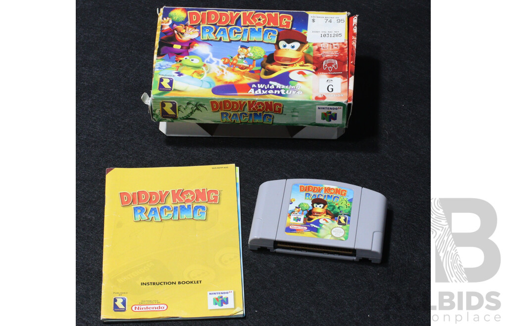 Trio of Vintage Retro N64 Sega Megadrive Videogames