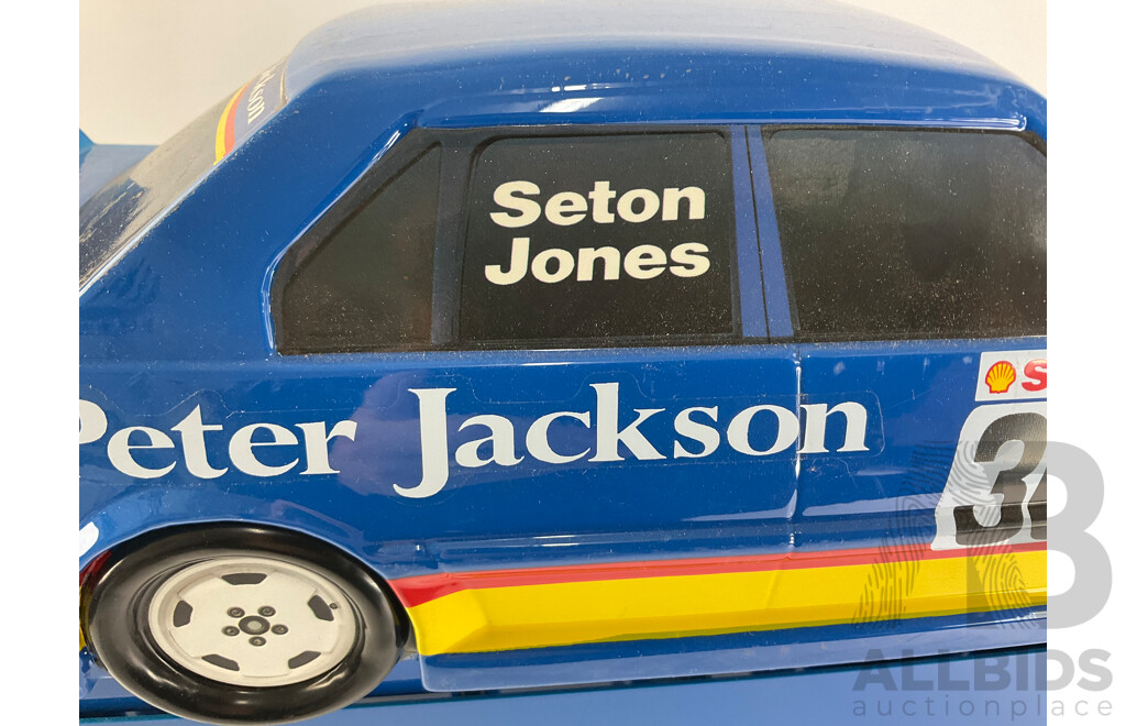 Vintage Peter Jackson Retail Cigarette Cabinet with Falcon Touring Car Top and Original Box