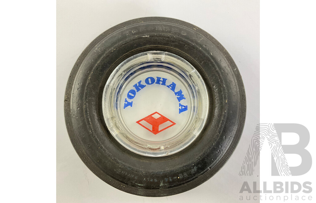 Vintage Yokohama Tyres Promotional Ashtray