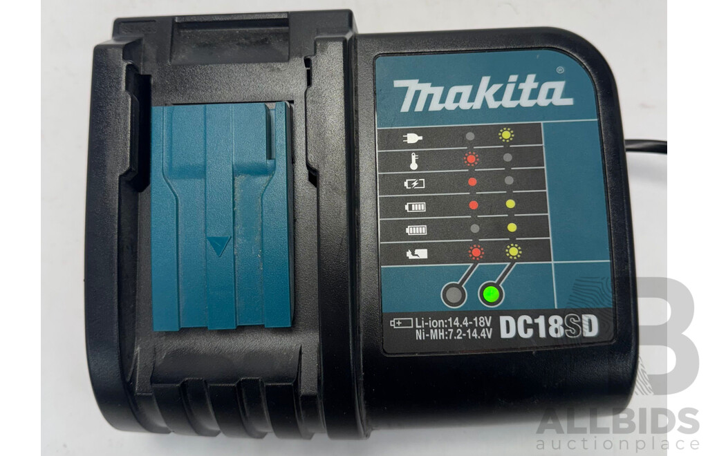 Makita Batteries and Battery Charger