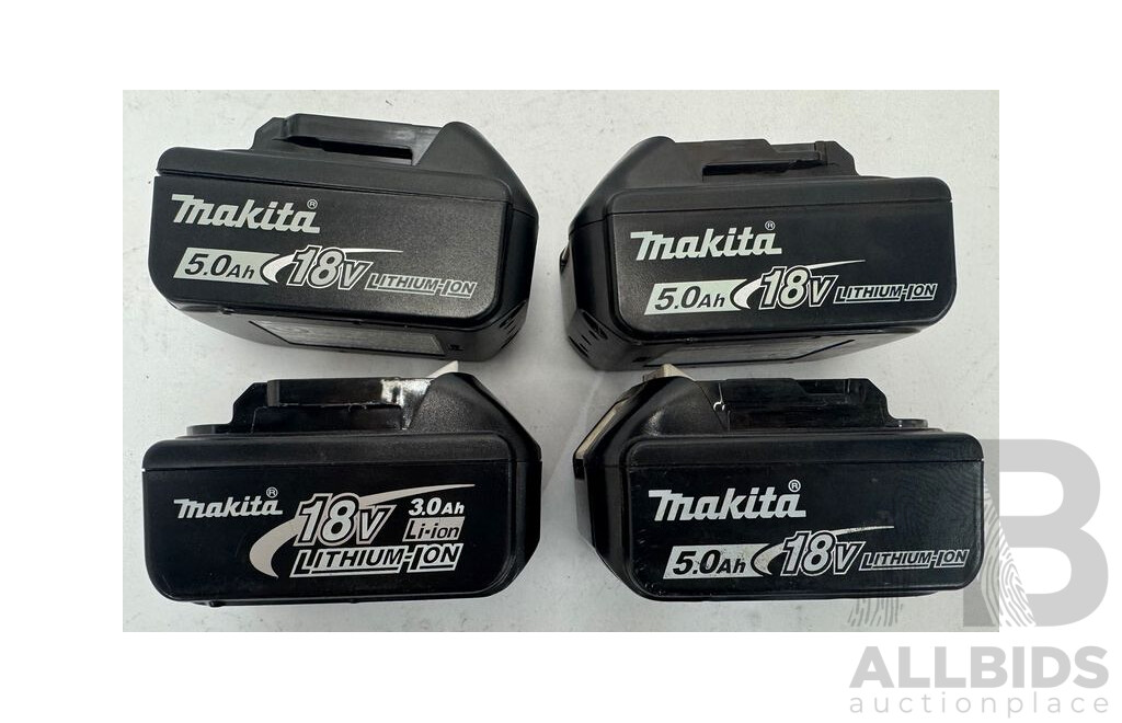 Makita Batteries and Battery Charger