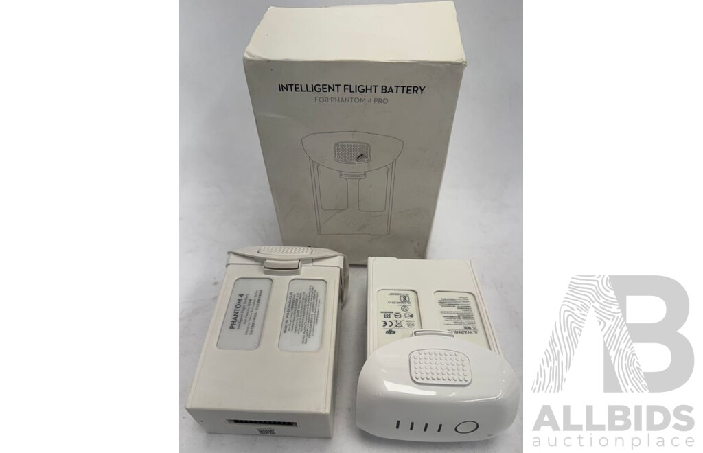 Dji Phantom 4 Series High-Capacity Intelligent Flight Battery - Lot of 2