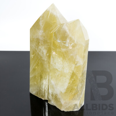 Large Cut Green Crystal Double Point