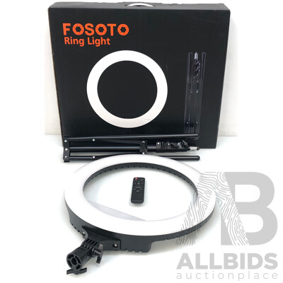 FOSOTO 45cm LED Ring Light - New