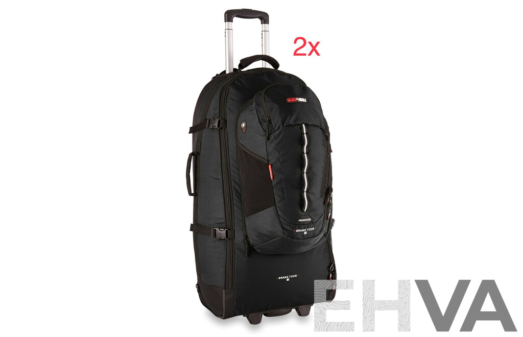 BLACK WOLF Grand Tour 85L Travel Pack - Lot of 2
