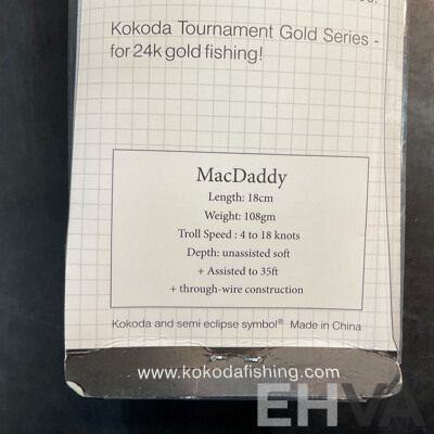 KOKODA MacDaddy Fishing Lure - Lot of 120
