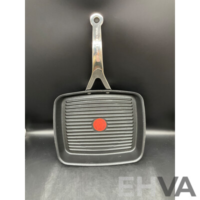 TEFAL Jamie Oliver Cast Aluminium Induction Grill Pan 25x29cm