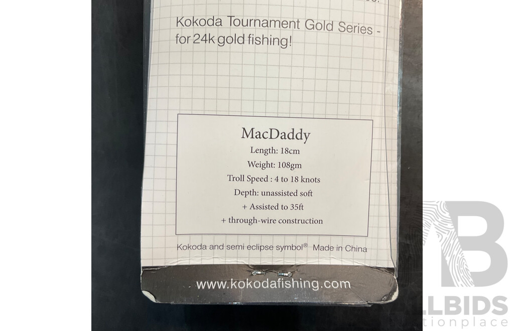 KOKODA MacDaddy Fishing Lure - Lot of 120