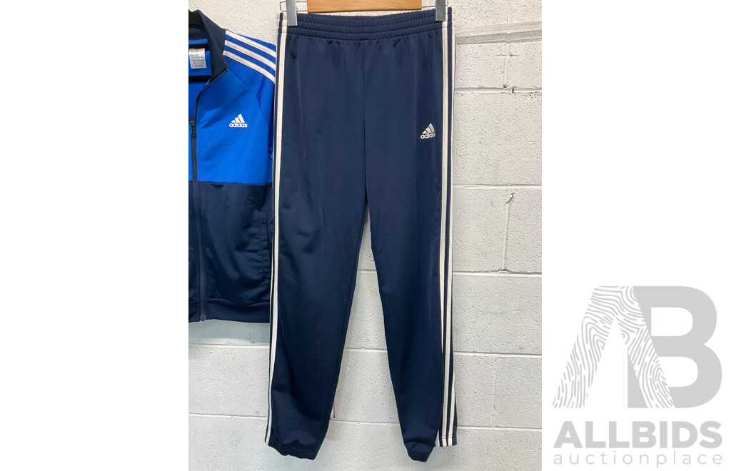 ADIDAS Youth Size 13-14Y Tibero Tracksuit and KANGOL Hat Bermuda Casual Size M - Lot of 3