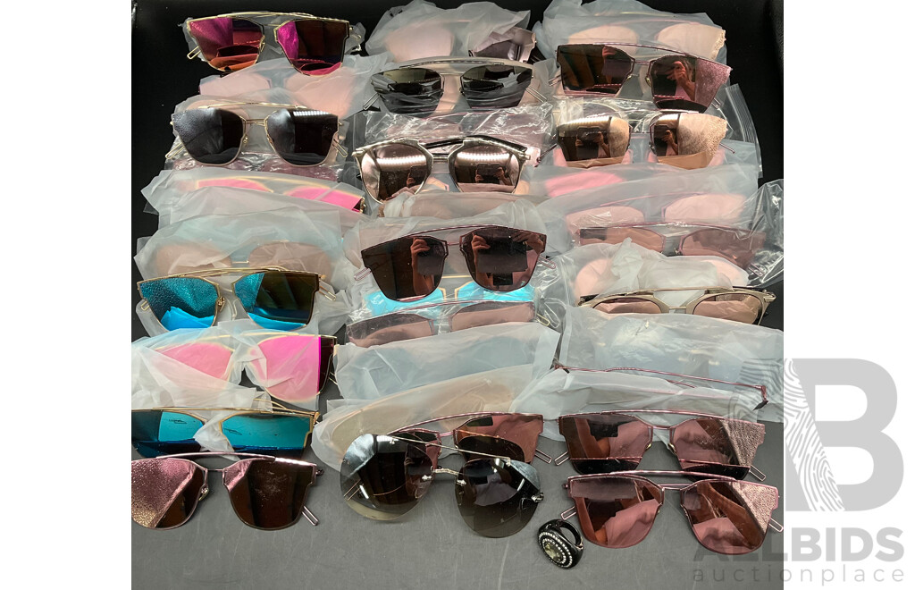 Assorted Sunglasses and MIMCO Ring  - Lot of 47