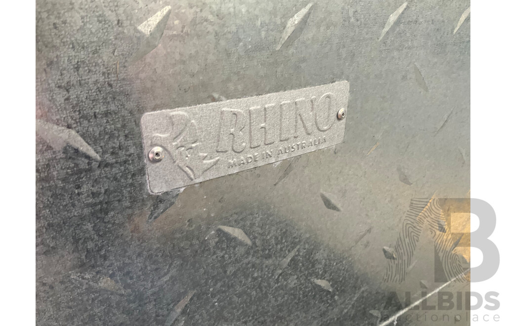 2x Rhino Tool Boxes (1390mm X 350mm X 430mm)