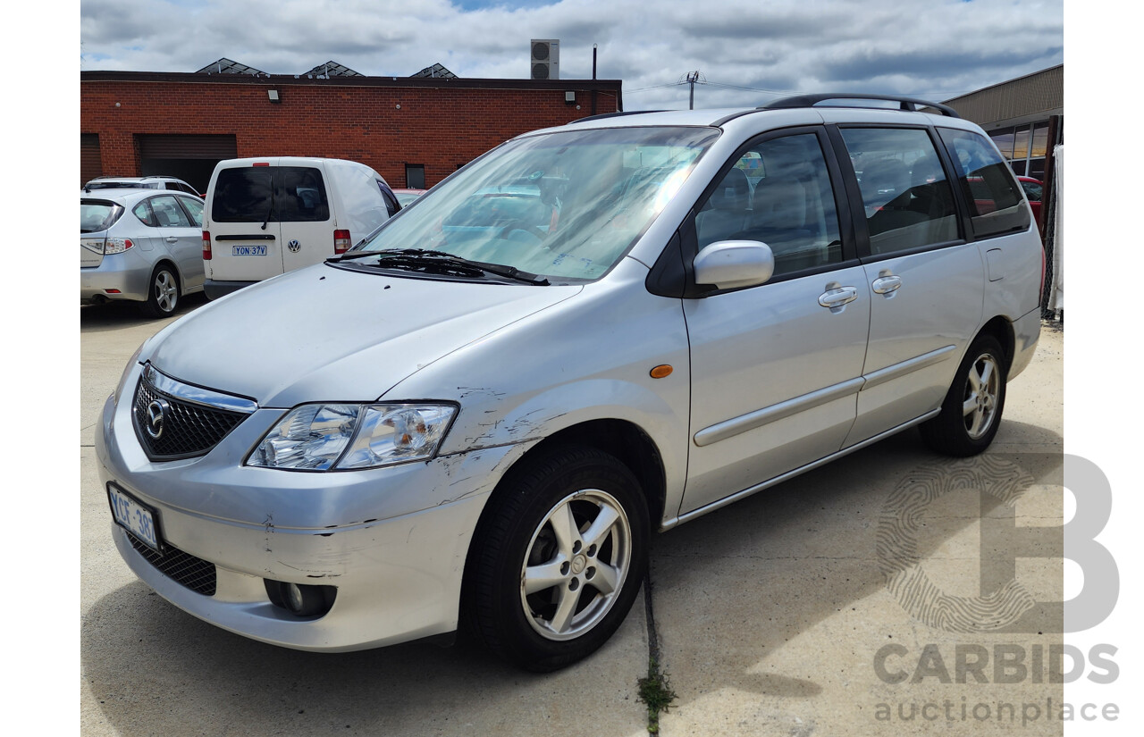 8/2002 Mazda MPV  LWA2 4d Wagon Silver 3.0L