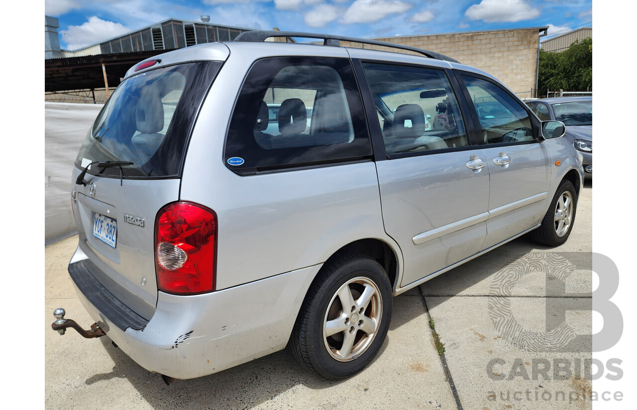 8/2002 Mazda MPV  LWA2 4d Wagon Silver 3.0L