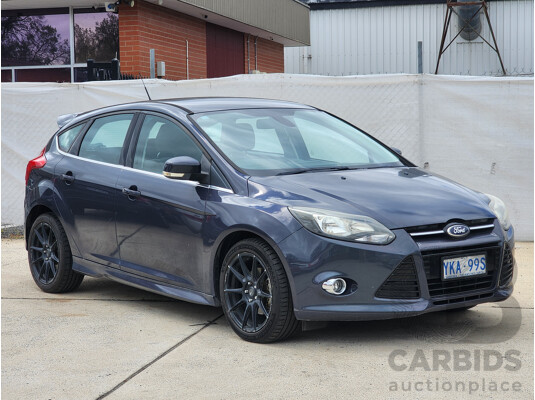 6/2014 Ford Focus Sport LW MK2 MY14 5d Hatchback Grey 2.0L