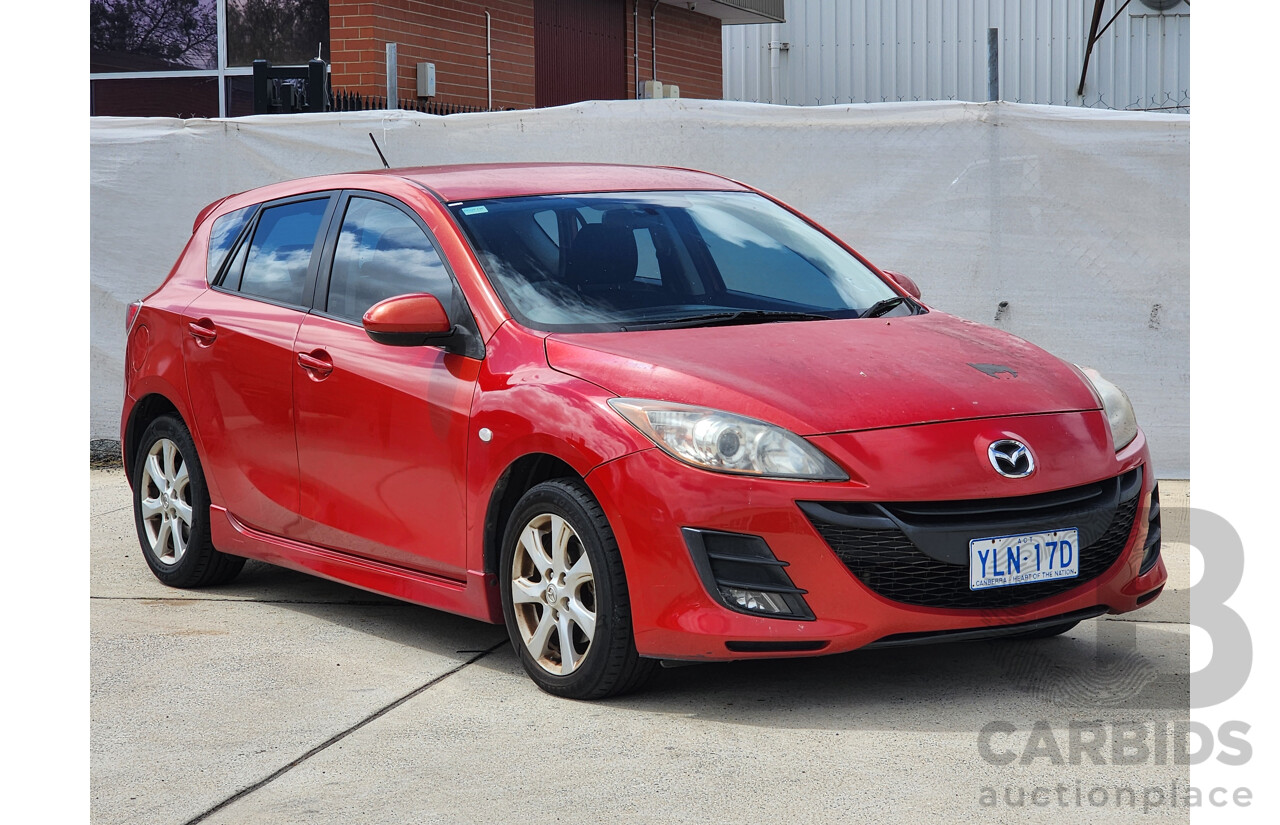 9/2009 Mazda Mazda3 MAXX Sport BL 5d Hatchback Red 2.0L