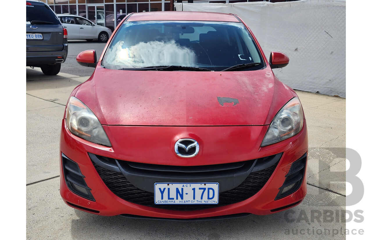 9/2009 Mazda Mazda3 MAXX Sport BL 5d Hatchback Red 2.0L