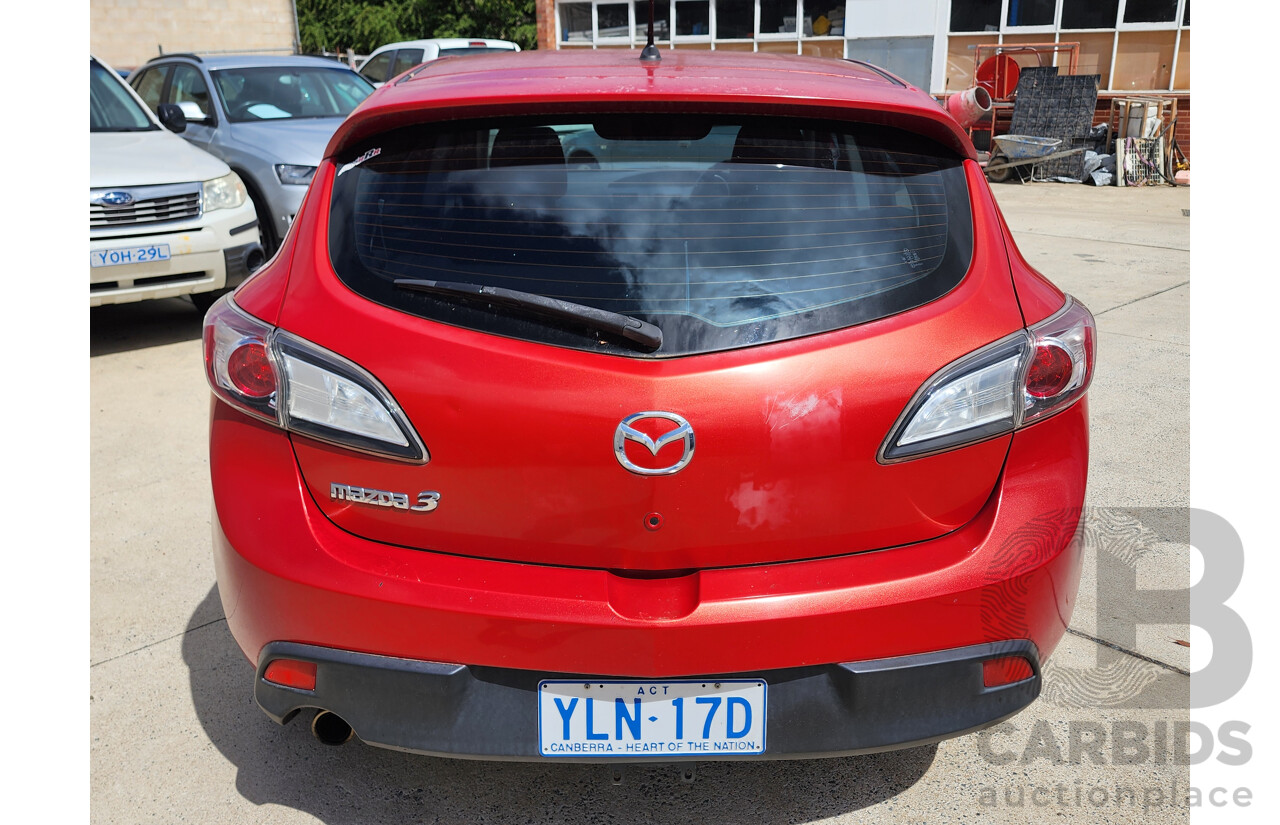 9/2009 Mazda Mazda3 MAXX Sport BL 5d Hatchback Red 2.0L