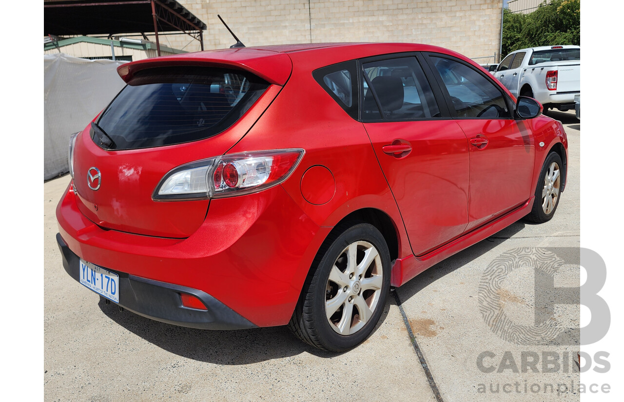 9/2009 Mazda Mazda3 MAXX Sport BL 5d Hatchback Red 2.0L